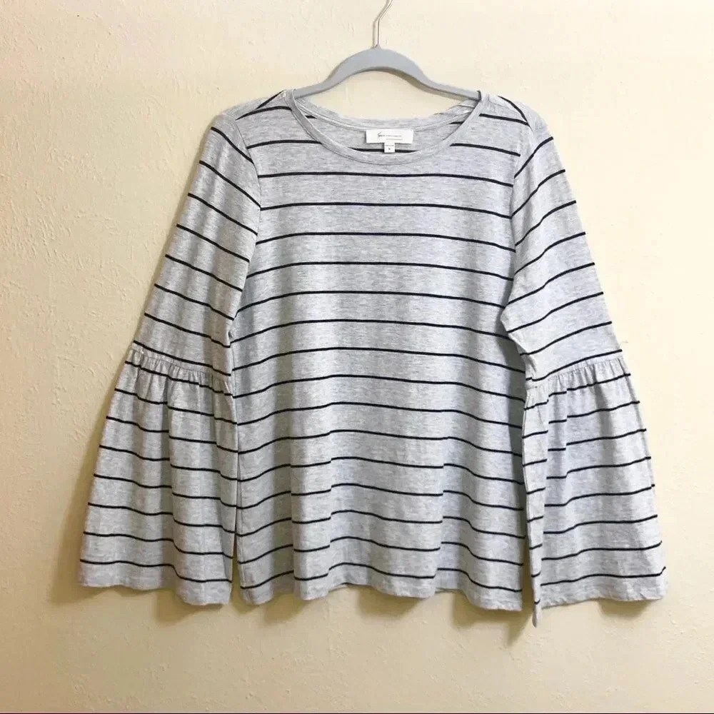 Two by Vince Camuto | Nova Blouse Grey.